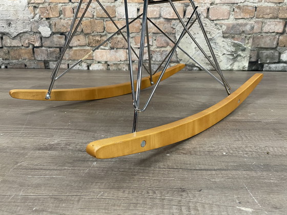 Image 1 of Vitra RAR blauer Schaukelstuhl