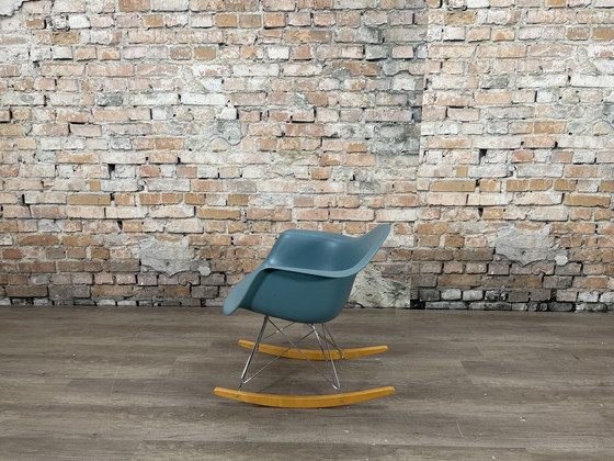 Image 1 of Vitra RAR blauer Schaukelstuhl