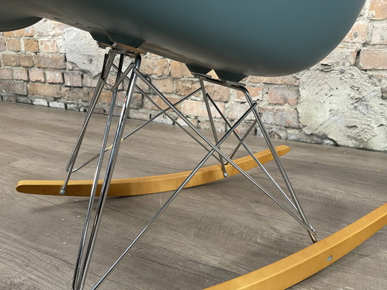 Image 1 of Vitra RAR blauer Schaukelstuhl