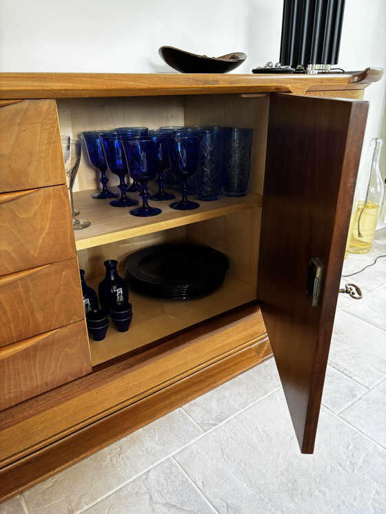 Image 1 of Dänisches Sideboard Schrank mit runden Seiten