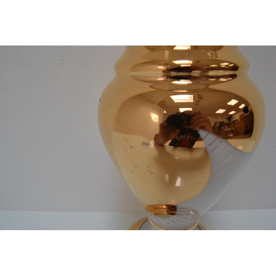 Image 1 of Vintage-Vase aus Kunstglas von Novy Bor, Tschechoslowakei 1960