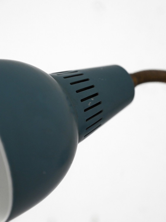 Image 1 of Original 1960er skandinavischer Wandleuchter, verstellbare Metall-Applikationsleuchte