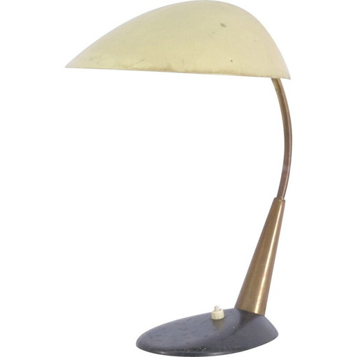 Vintage Tischlampen mit Metallschirmen, Italien 1960