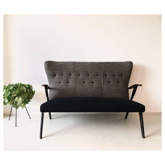 Image 1 of Kleines belgisches Dreisitzsofa - 1950er Jahre