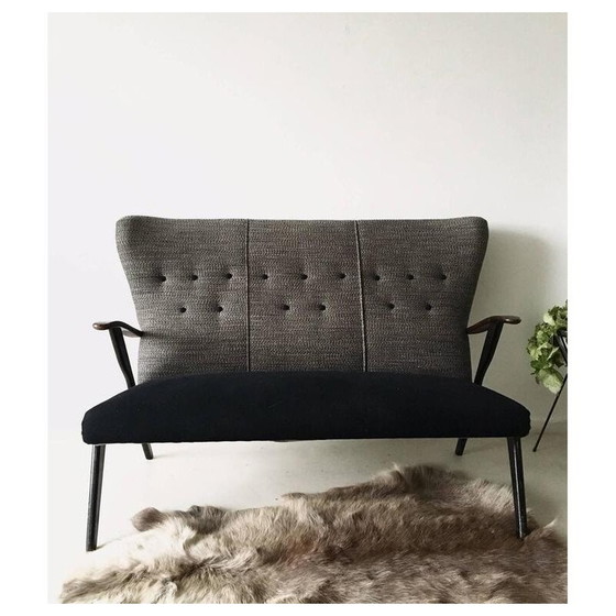 Image 1 of Kleines belgisches Dreisitzsofa - 1950er Jahre