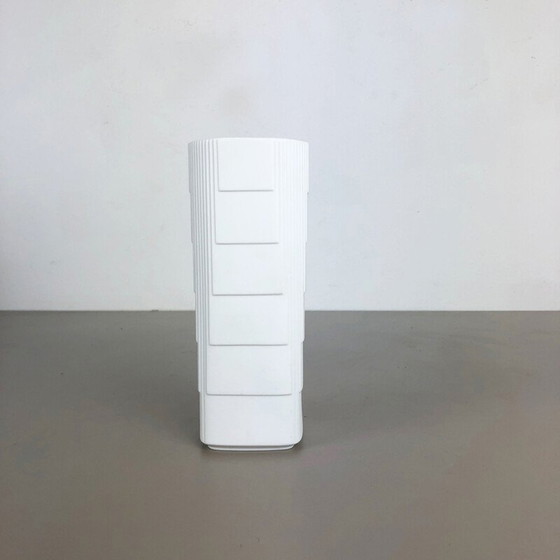 Image 1 of Vintage Porzellan Op Art Vase von Christa Galtz für Rosenthal, Deutschland 1970er Jahre