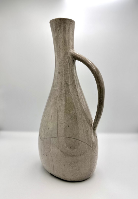 Image 1 of Großer Keramikkrug – Paul Dresler, Töpferei Grootenburg Krefeld, 1950Er Jahre