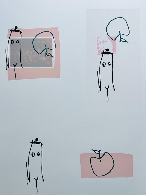 Image 1 of Siebdruck Edwin Smet - Ode an das sündige New York