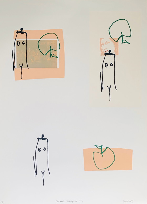 Image 1 of Siebdruck Edwin Smet - Ode an das sündige New York