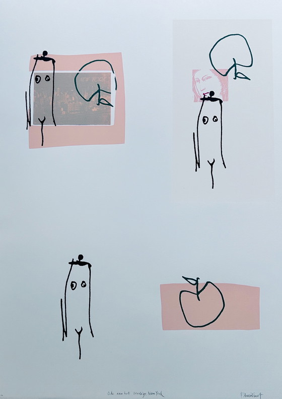 Image 1 of Siebdruck Edwin Smet - Ode an das sündige New York