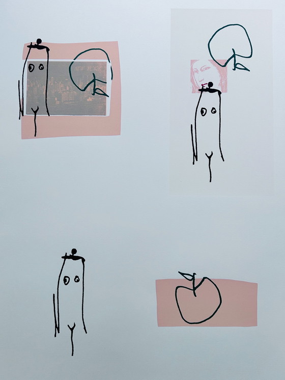 Image 1 of Siebdruck Edwin Smet - Ode an das sündige New York