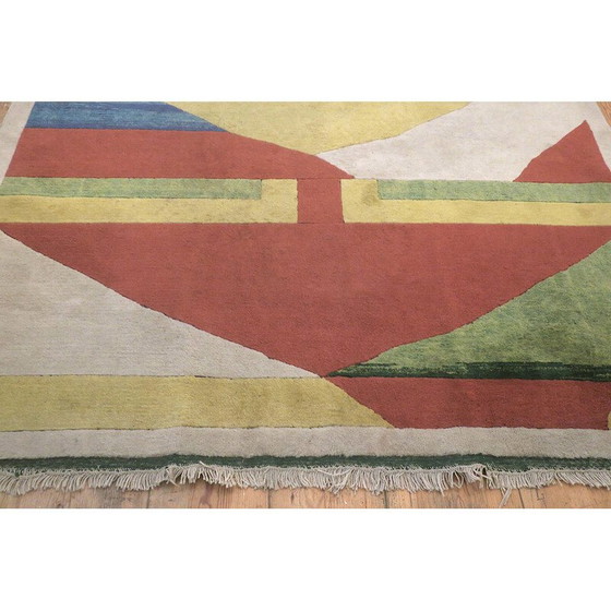 Image 1 of Handgeknüpfter Bauhaus-Teppich, Türkiye 1970