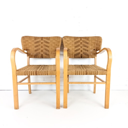 2X Vintage Rope Chair