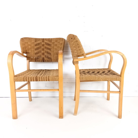 Image 1 of 2X Vintage Rope Chair