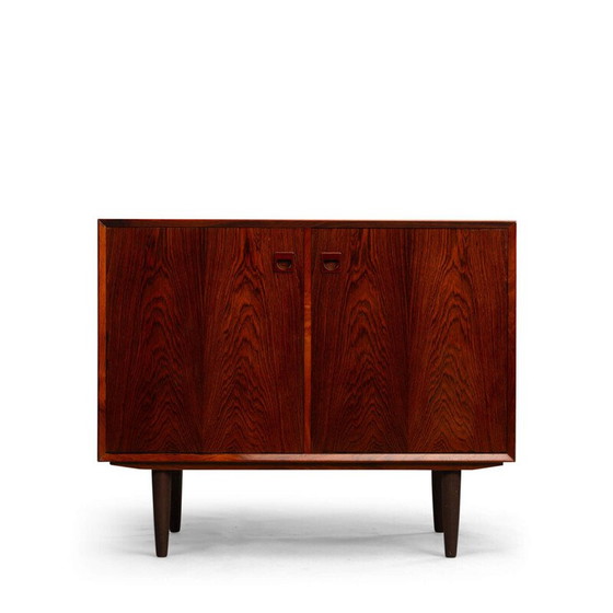 Image 1 of LCW Sideboard aus rot gebeizter Esche von Charles und Ray Eames für Herman Miller, 2000