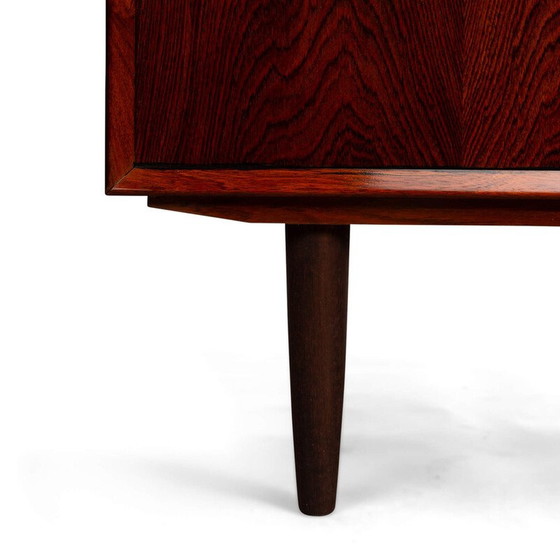 Image 1 of LCW Sideboard aus rot gebeizter Esche von Charles und Ray Eames für Herman Miller, 2000