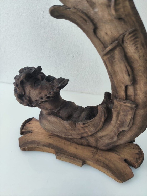 Image 1 of 2X Renaissance-Stil Vorhang oder Wandteppich unterstützt