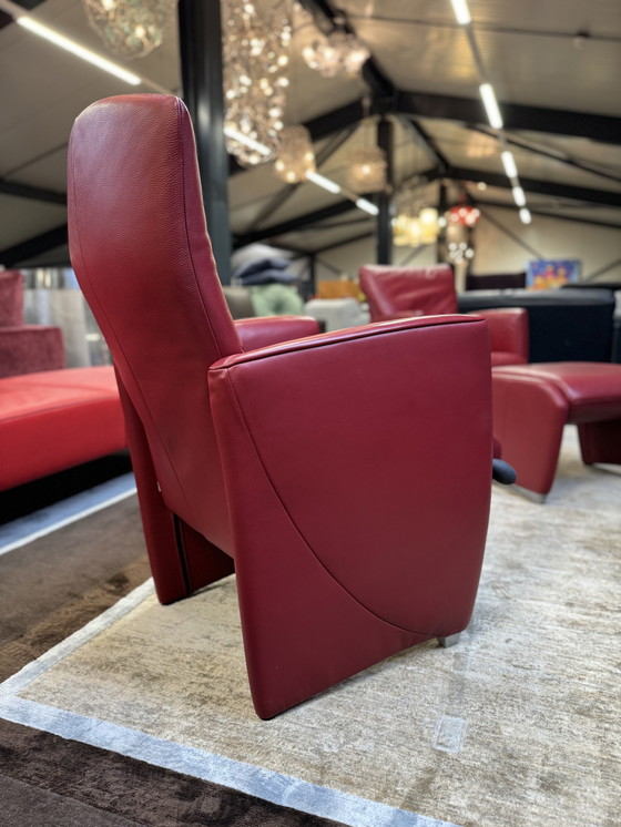 Image 1 of Jori Vinci Sessel rot Cherry Leder