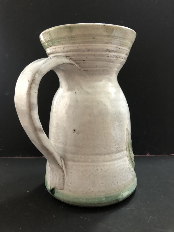 Image 1 of Vase Krug Aus Keramik Von Albert Thiry In Vallauris 60'S