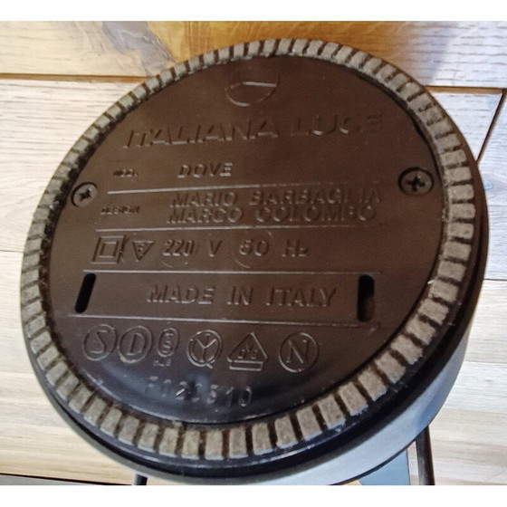 Image 1 of Schwarze Schreibtischlampe aus Metall von Italiana Luce