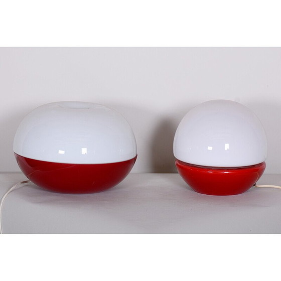 Image 1 of Mid Century Glas-Tischlampe von Stepan Tabery für Opp Jihlava, Tschechien 1960er Jahre