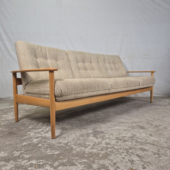 Image 1 of Vintage skandinavischen Stil 3-Sitzer Sofa + 2X Sessel 60'S