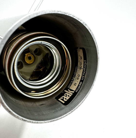 Image 1 of 🔍 Vorheriges Nächstes 2er-Set Tischlampen "Cricket" (Modell R-60) von Otto Wasch (Raak Amsterdam)