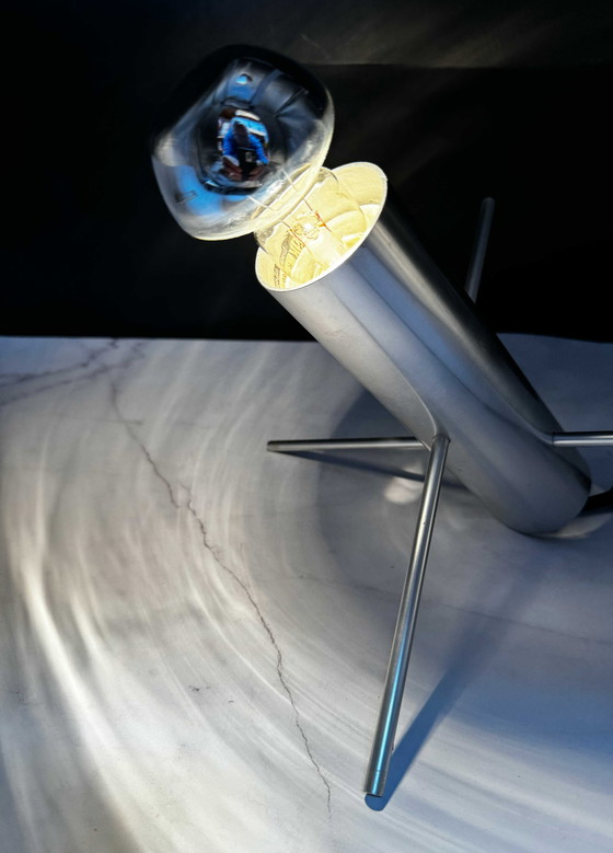 Image 1 of 🔍 Vorheriges Nächstes 2er-Set Tischlampen "Cricket" (Modell R-60) von Otto Wasch (Raak Amsterdam)