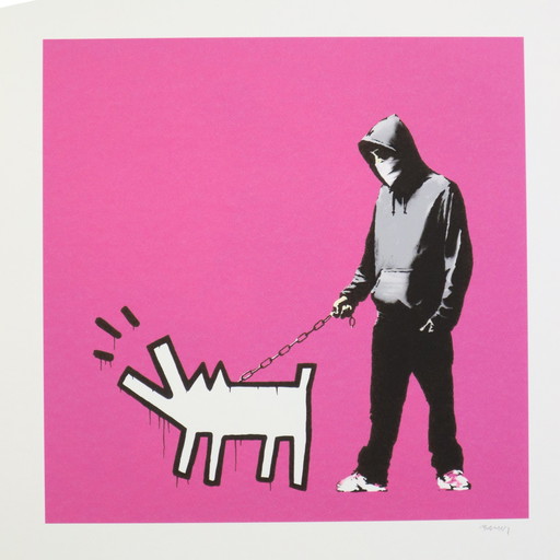 Offsetlithografie nach Banksy Wähle deine Waffe 54/150