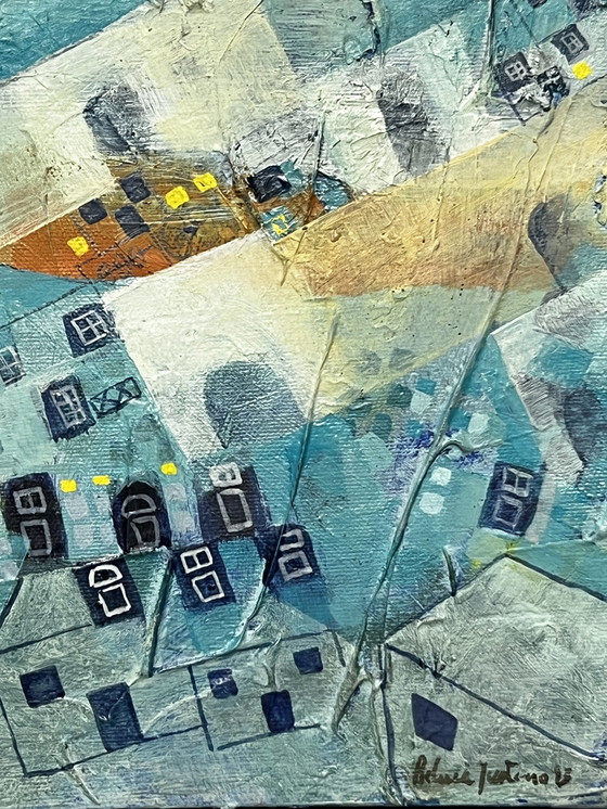 Image 1 of Helena Justino, Porto, Portugal 1944, Gemischte Medienlandschaft von 1993