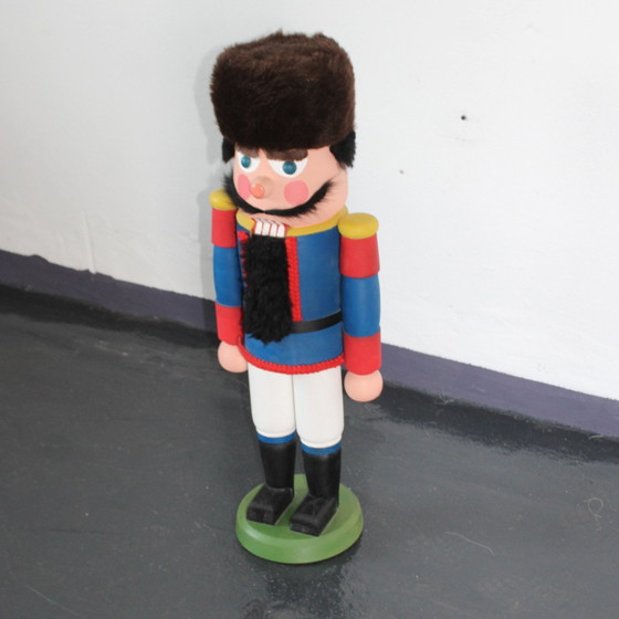 Image 1 of Nussknacker Soldat Handbemalt Erzgebirge