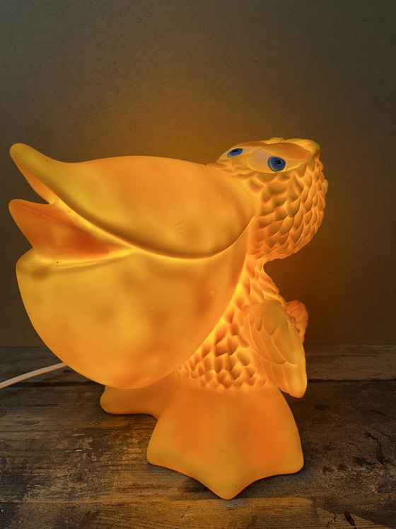 Image 1 of Vintage Pelikanlampe aus Vinyl