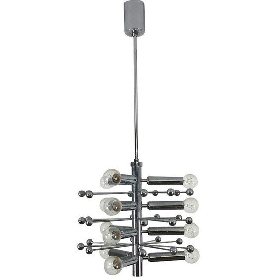 Image 1 of Vintage Hängelampe "Sputnik" in Chrom