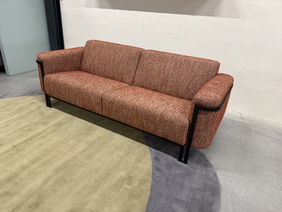 Image 1 of Harvink Flink Sofa 3 Sitzer Ramil Stoff Rot 218