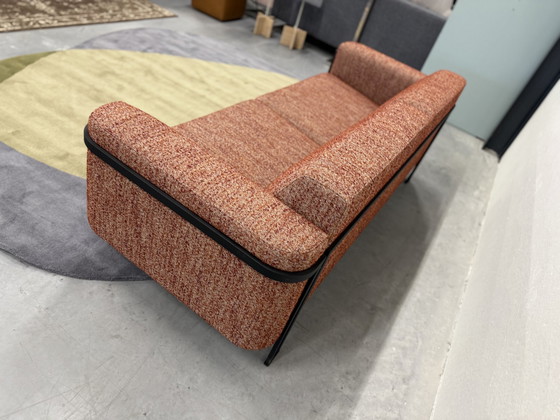 Image 1 of Harvink Flink Sofa 3 Sitzer Ramil Stoff Rot 218