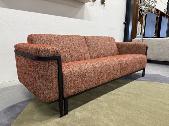 Image 1 of Harvink Flink Sofa 3 Sitzer Ramil Stoff Rot 218