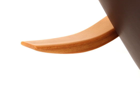 Image 1 of Scandinavian Westnofa Grasshopper Relax / Lounge Chair / Sessel with leather