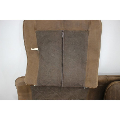 Braunes Vintage-Ledersofa von De Sede, Schweiz 1980