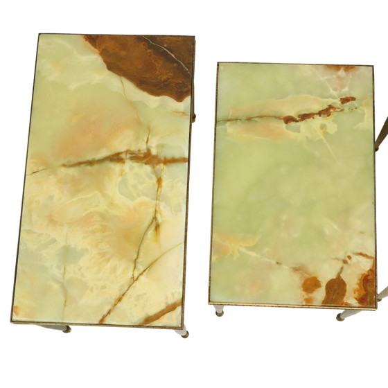 Image 1 of Nesting-Tische Onyx Marmor