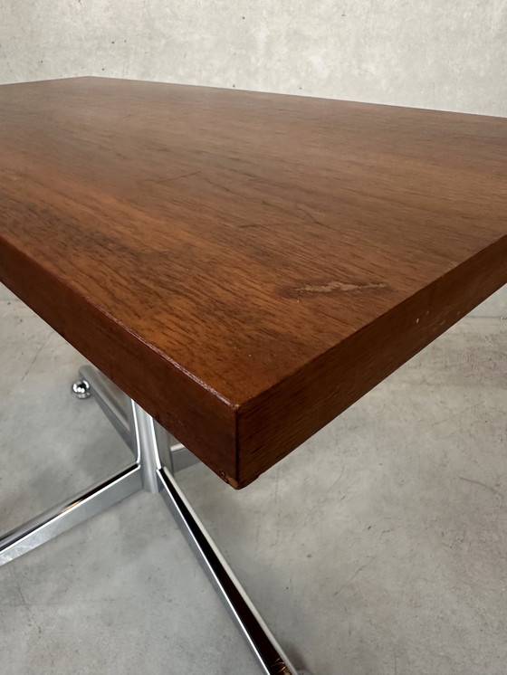Image 1 of Vintage Mobile Tisch - Teak und Chrom