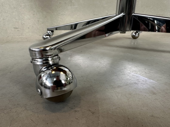 Image 1 of Vintage Mobile Tisch - Teak und Chrom