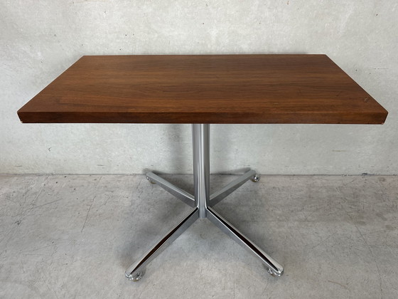 Image 1 of Vintage Mobile Tisch - Teak und Chrom