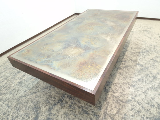 Image 1 of Bernhard Rohne Kupfer Tisch Couchtisch Table 