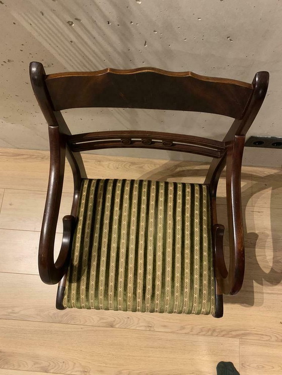 Image 1 of *Preissenkung* Heldense Schreibtisch und Bürostuhl aus Mahagoni-Leder