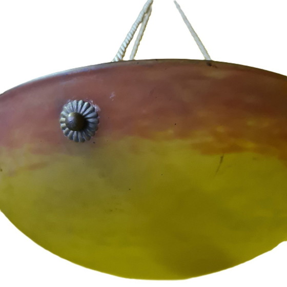 Image 1 of Französische G.V.De Croismare Schuppenlampe, Anfang 20.