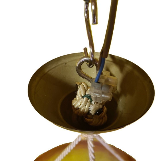 Image 1 of Französische G.V.De Croismare Schuppenlampe, Anfang 20.