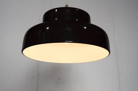 Image 1 of Metall-Hängelampe aus der Mitte des Jahrhunderts