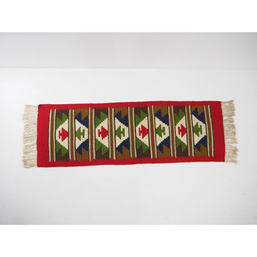 Wendeteppich Kelim aus Wolle, 1960