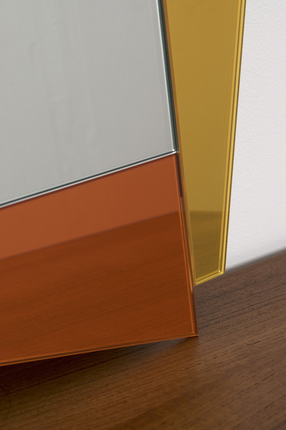 Image 1 of Glas Italia von Ettore Sottsass Spiegel