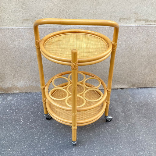 Vintage Barwagen aus der Mitte des Jahrhunderts